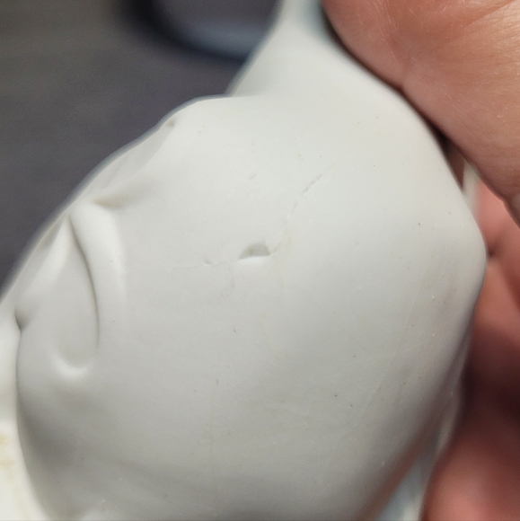 BUY NOW PRICE Vintage UCGC Bisque Matte Porcelain Resting Unicorn *REPAIRED* - Picture 10 of 14